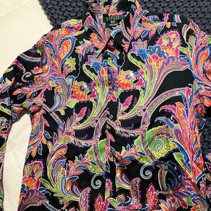 Vibrant Paisley ladies blouse